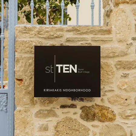St.ten Stone Built Village Hotel Agioi Deka (Crete)